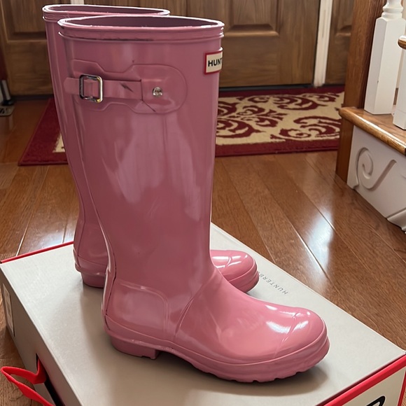 Hunter Kids Gloss Boots - Picture 5 of 7